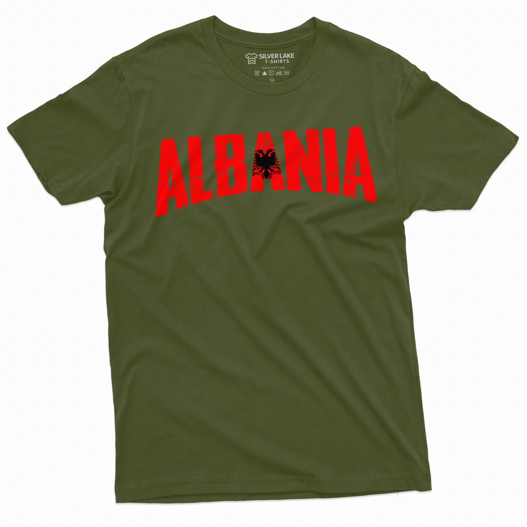 Men's Albania T-shirt Albanian Coat of arms Flag Shqipëria product image 4