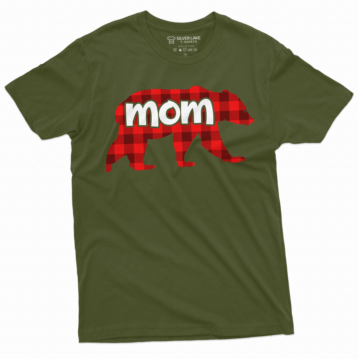 Mom T-shirt Mother Bear With Pijamas Mother's Day Mama Tee product image 4