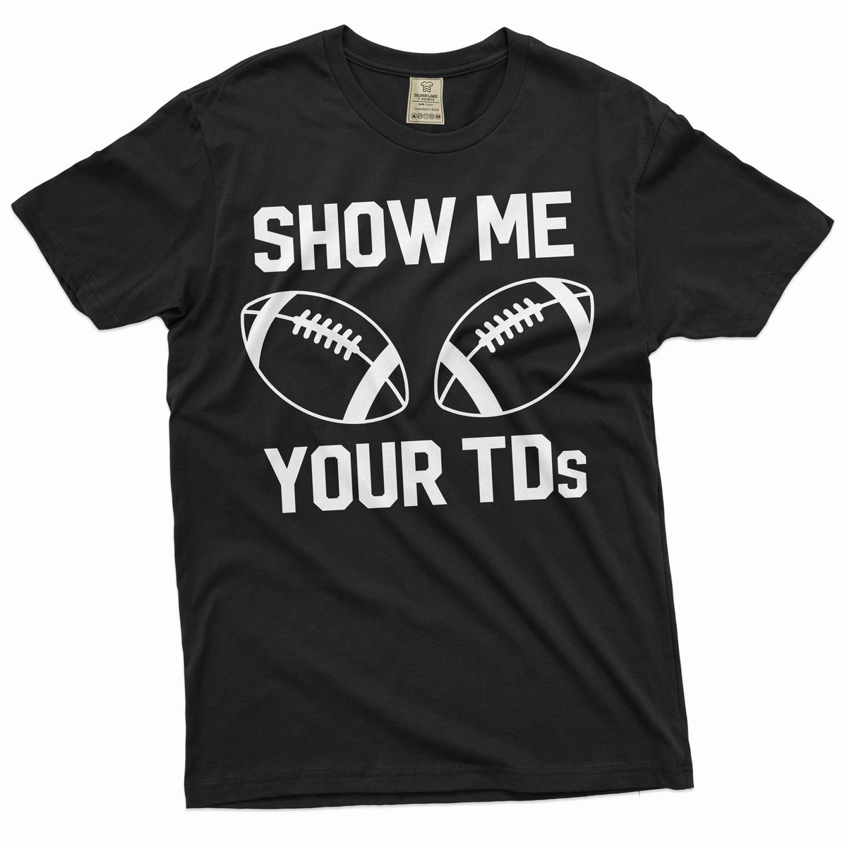 Funny Football Shirt Show Me Your touchdowns Sports boobs product image 1