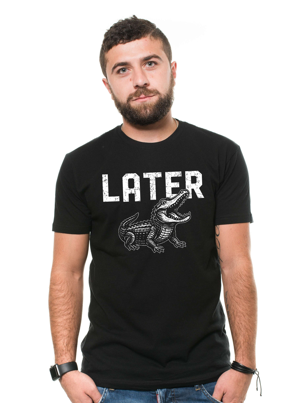 Later Gator T-Shirt Funny See you Goodbye Tee Alligator product image 2