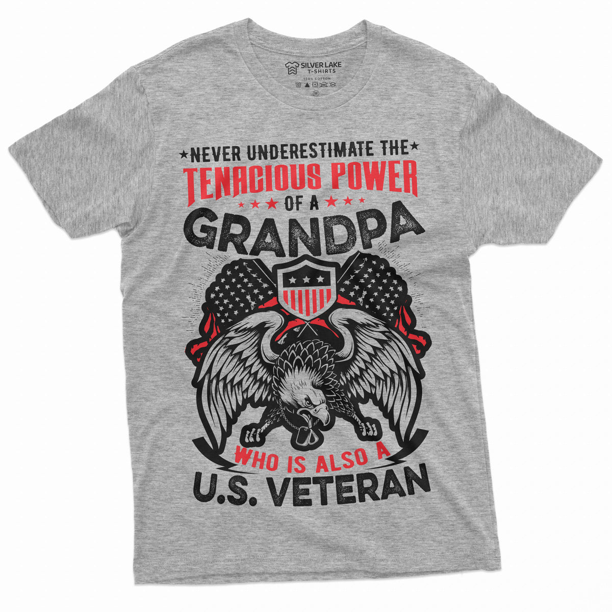 Grandpa T-shirt veteran's day Grandfather Tee shirt US product image 5