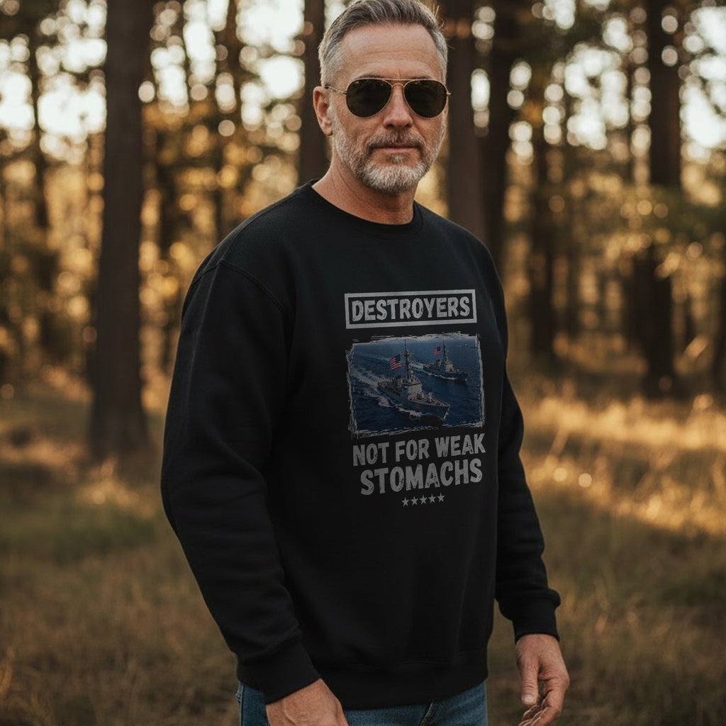 Destroyers Not for Weak Stomachs US Sweatshirt product image 3