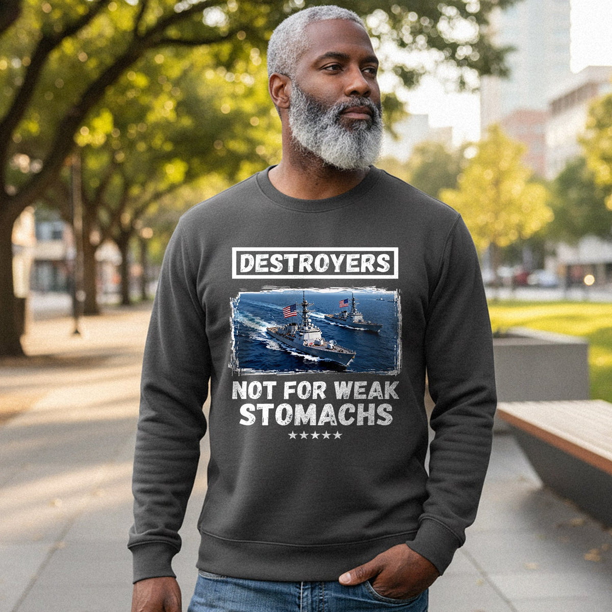 Destroyers Not for Weak Stomachs US Sweatshirt product image 4
