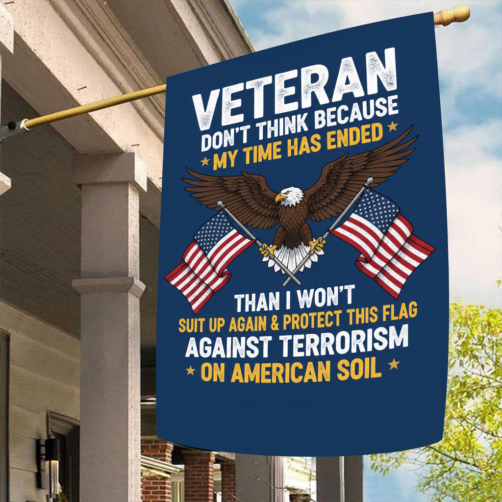 Veteran Proudly Defending This Flag