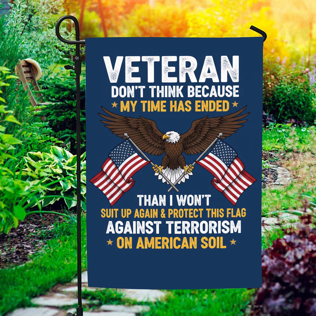 Veteran Proudly Defending This Flag