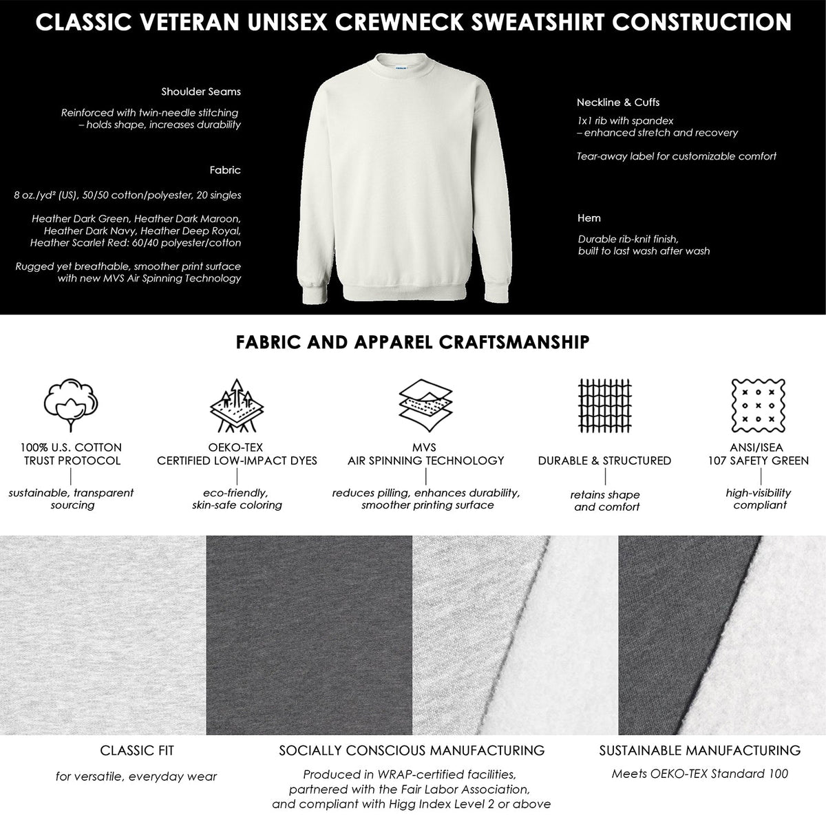 Airborne We Few We Band of Brothers Sweatshirt product image 4