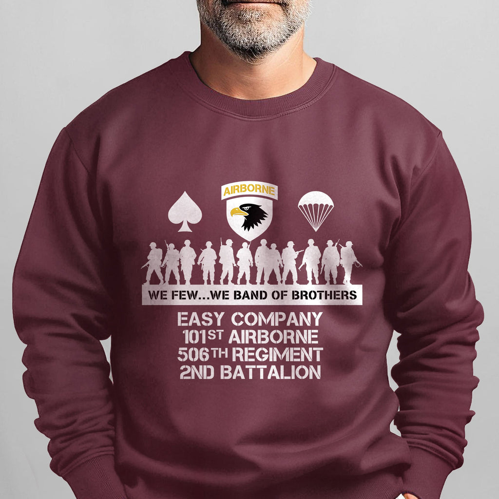 Airborne We Few We Band of Brothers Sweatshirt product image 11