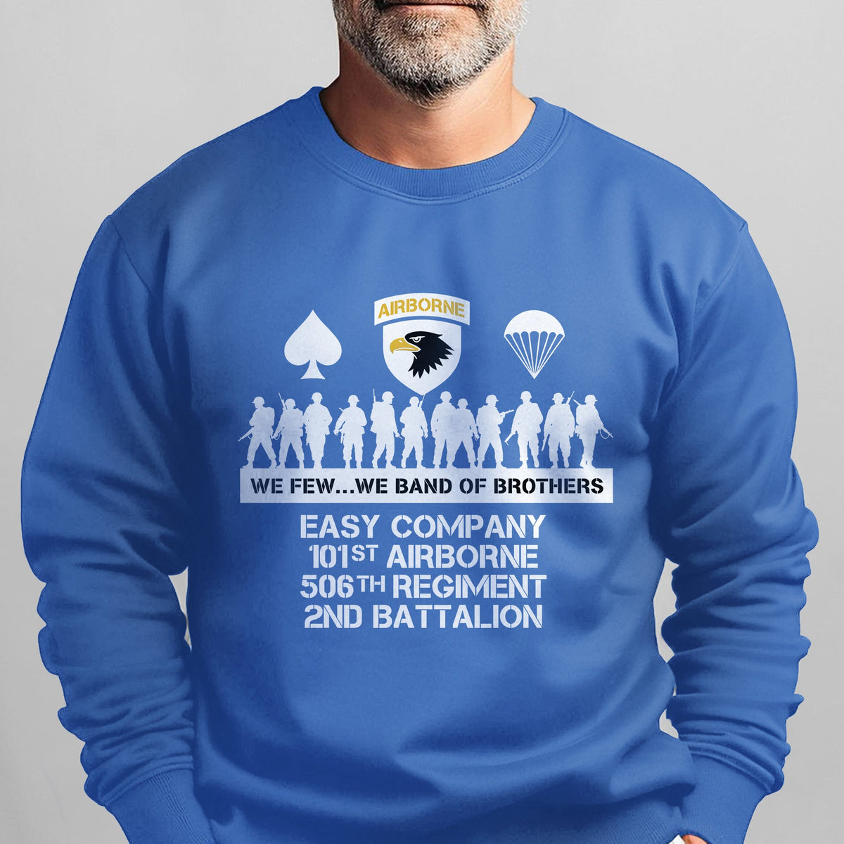 Airborne We Few We Band of Brothers Sweatshirt product image 15