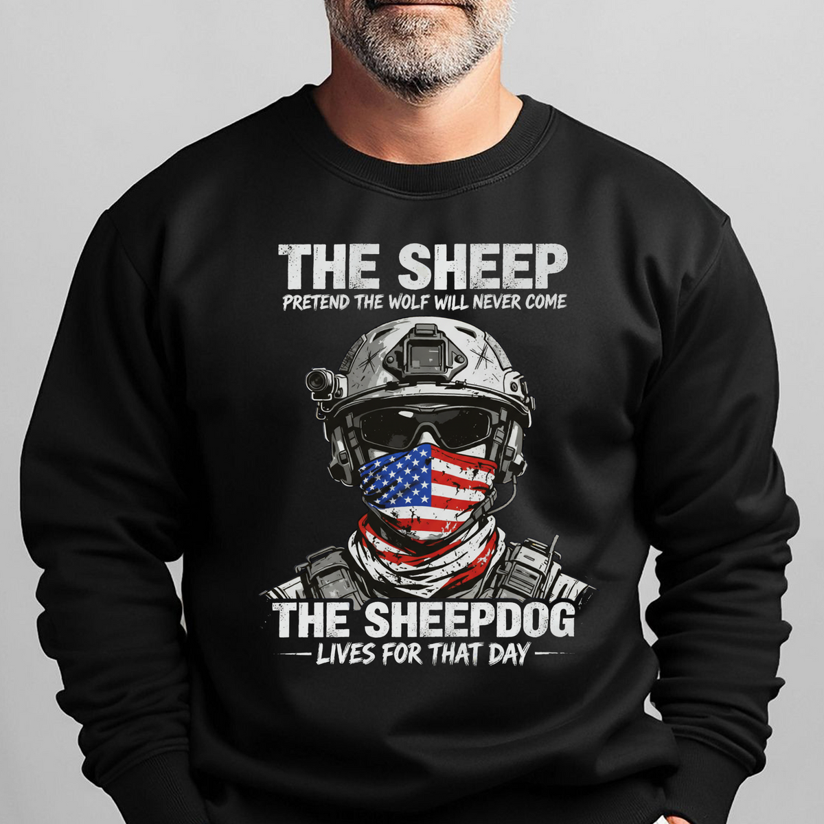 The Sheep Pretend Wolf Will Never Sweatshirt product image 6