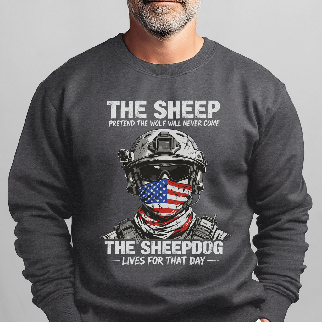 The Sheep Pretend Wolf Will Never Sweatshirt product image 7