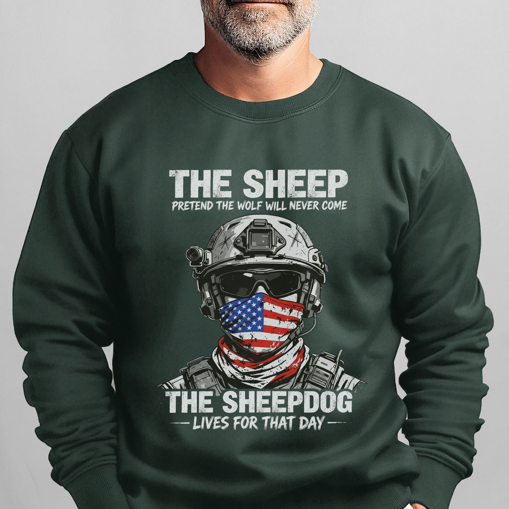 The Sheep Pretend Wolf Will Never Sweatshirt product image 11
