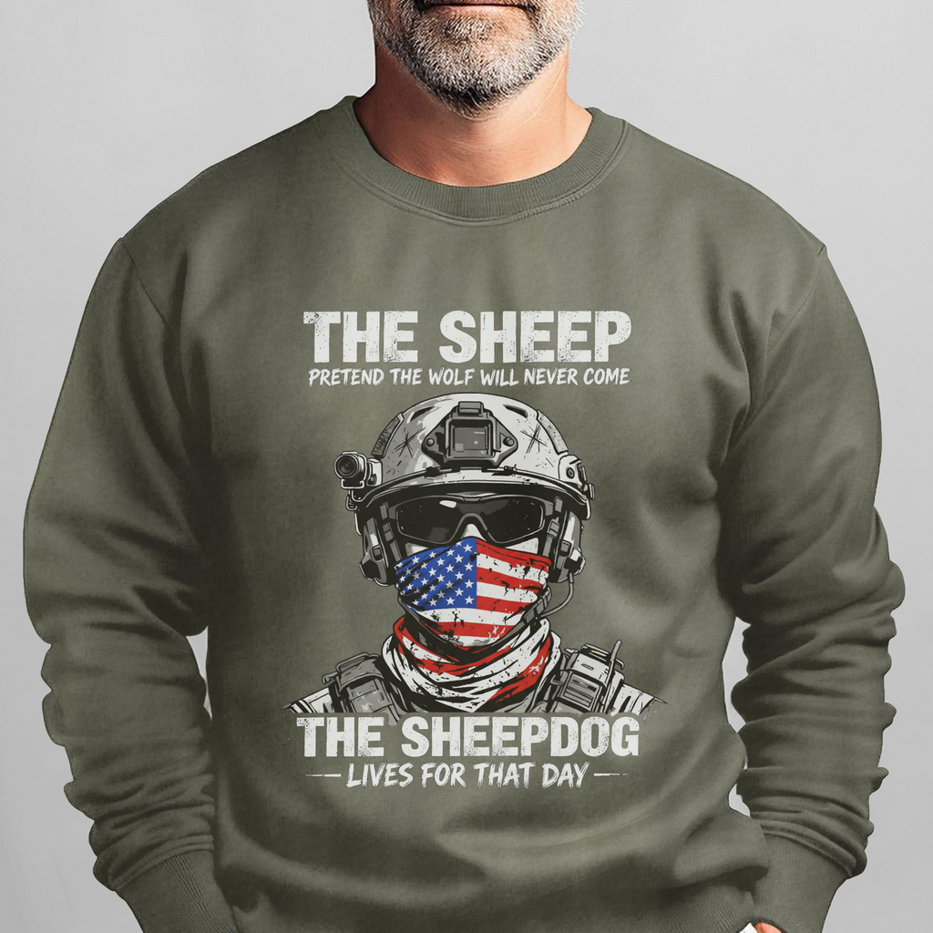 The Sheep Pretend Wolf Will Never Sweatshirt product image 10