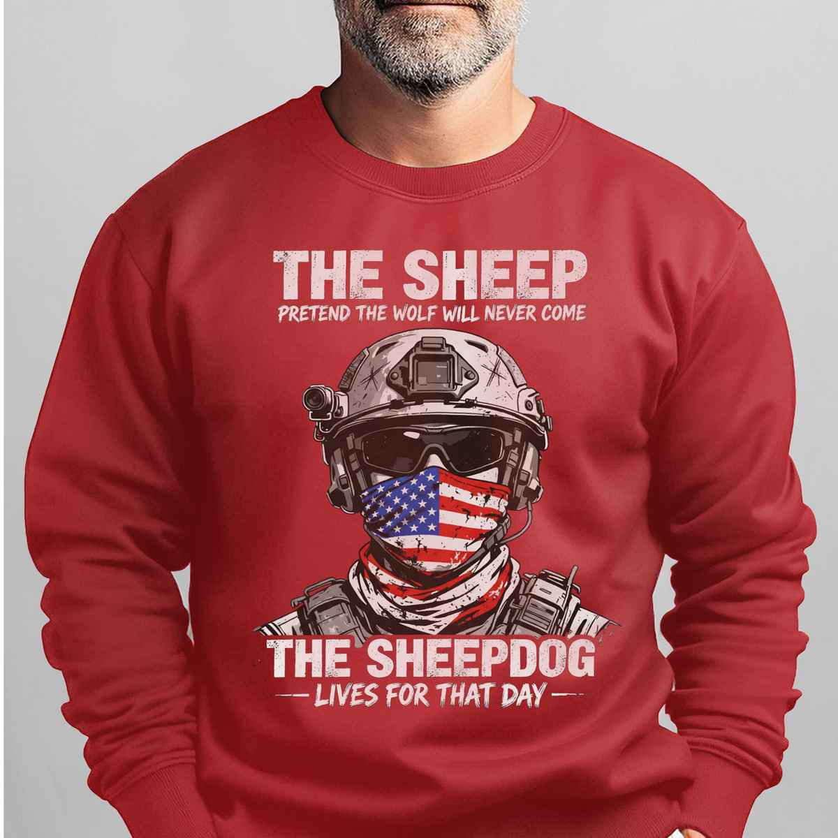 The Sheep Pretend Wolf Will Never Sweatshirt product image 12