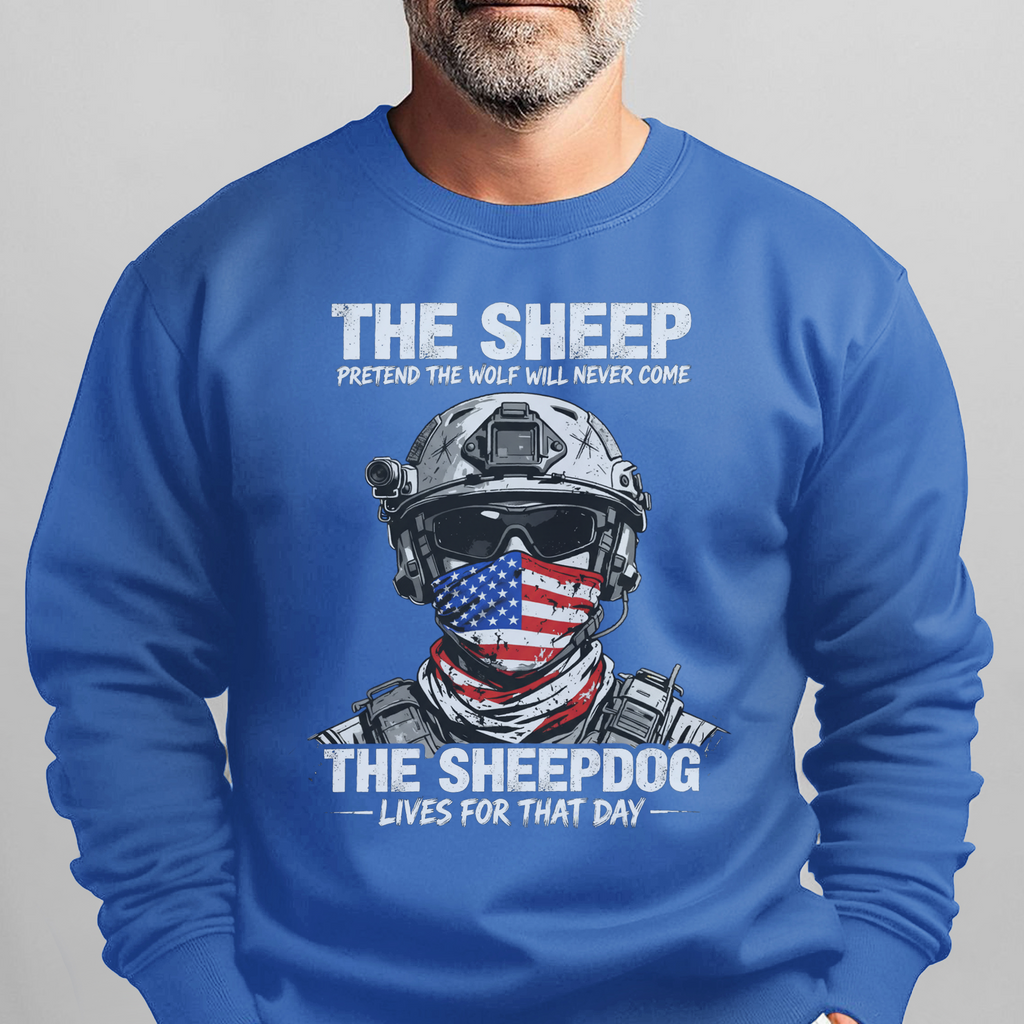 The Sheep Pretend Wolf Will Never Sweatshirt product image 13
