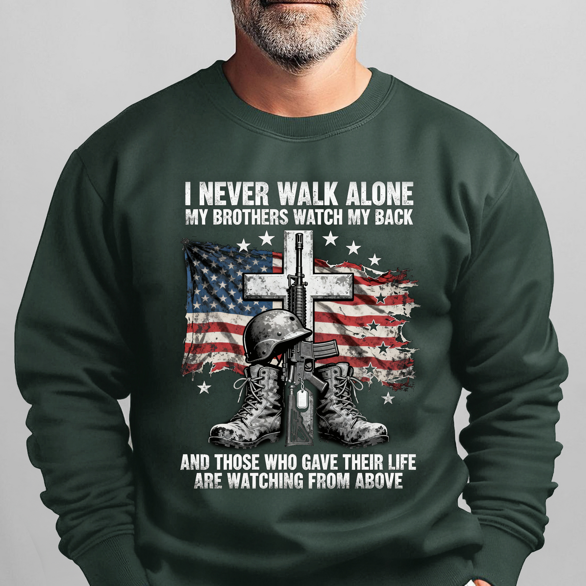I Never Walk Alone My Brothers Watch My Back Those Who Gave product image 11