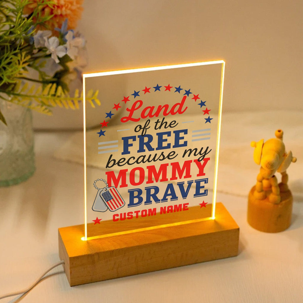 Brave Mommy's Love Personalized LED Night Light