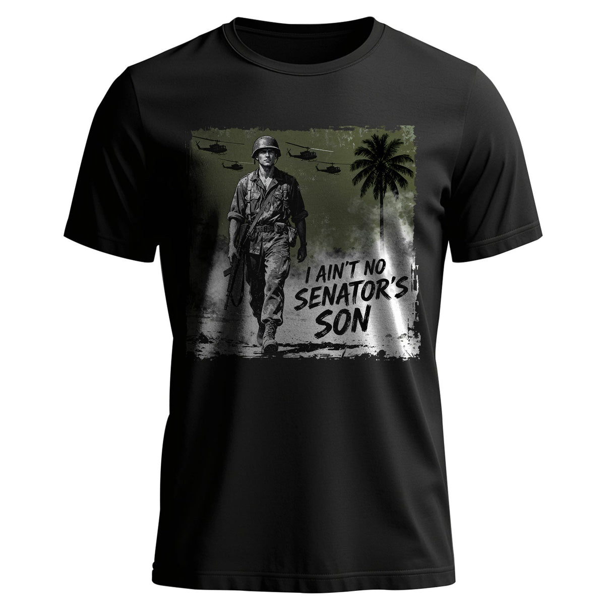 I Aint No Senators Son Military Patriotic T-Shirt product image 1