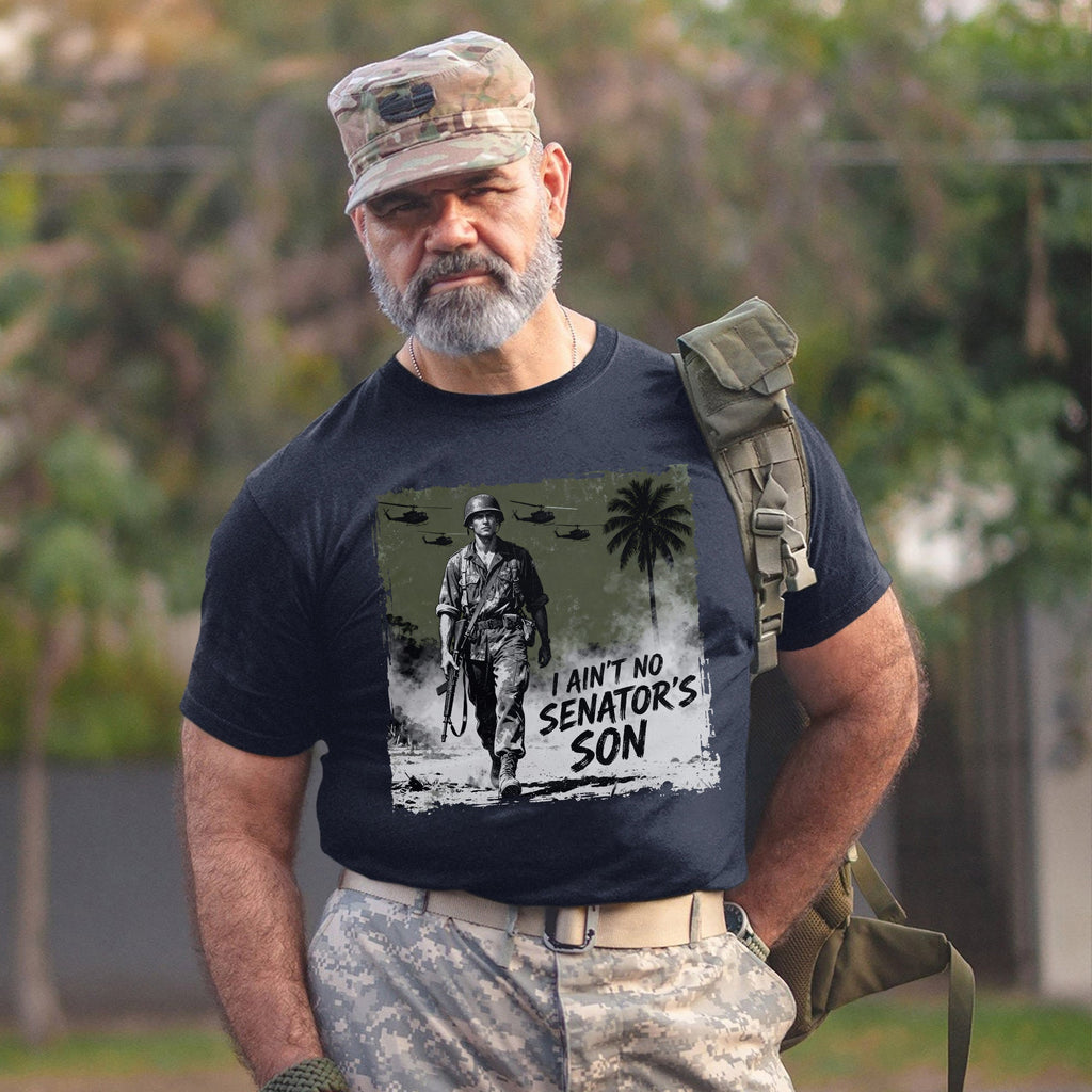 I Aint No Senators Son Military Patriotic T-Shirt product image 8
