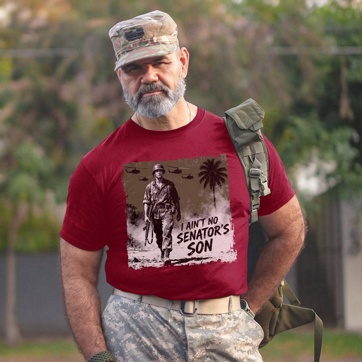 I Aint No Senators Son Military Patriotic T-Shirt product image 13
