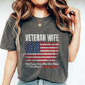 Married My Hero Veteran Wife Comfort Colors T-Shirt product image 1