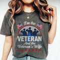 I’m the Veteran and Wife Comfort Colors T-Shirt product image 1