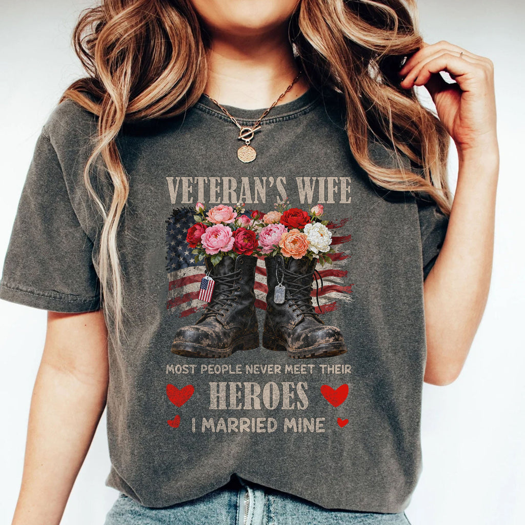 Married My Hero Comfort Colors T-Shirt product image 1
