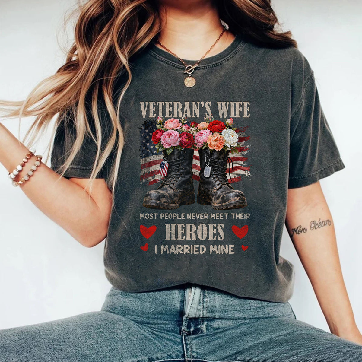 Married My Hero Comfort Colors T-Shirt product image 2