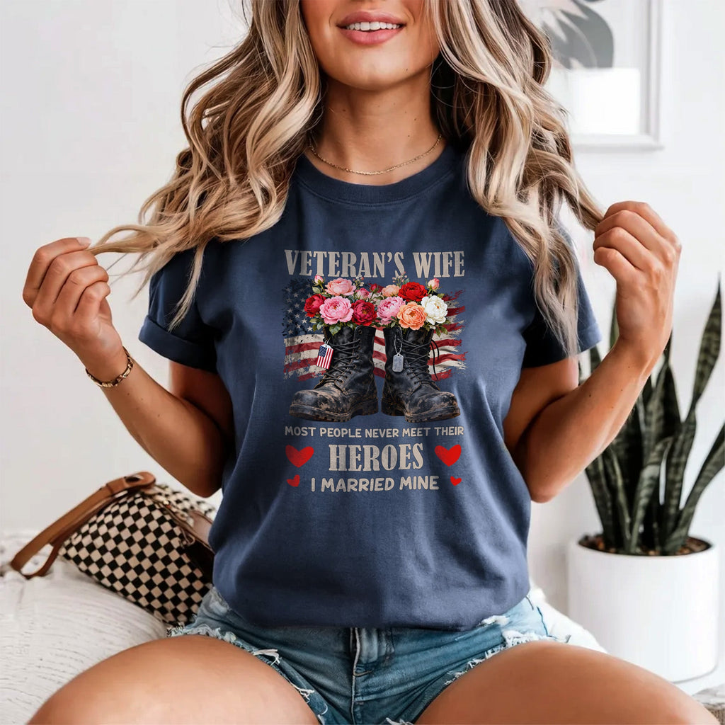Married My Hero Comfort Colors T-Shirt product image 4