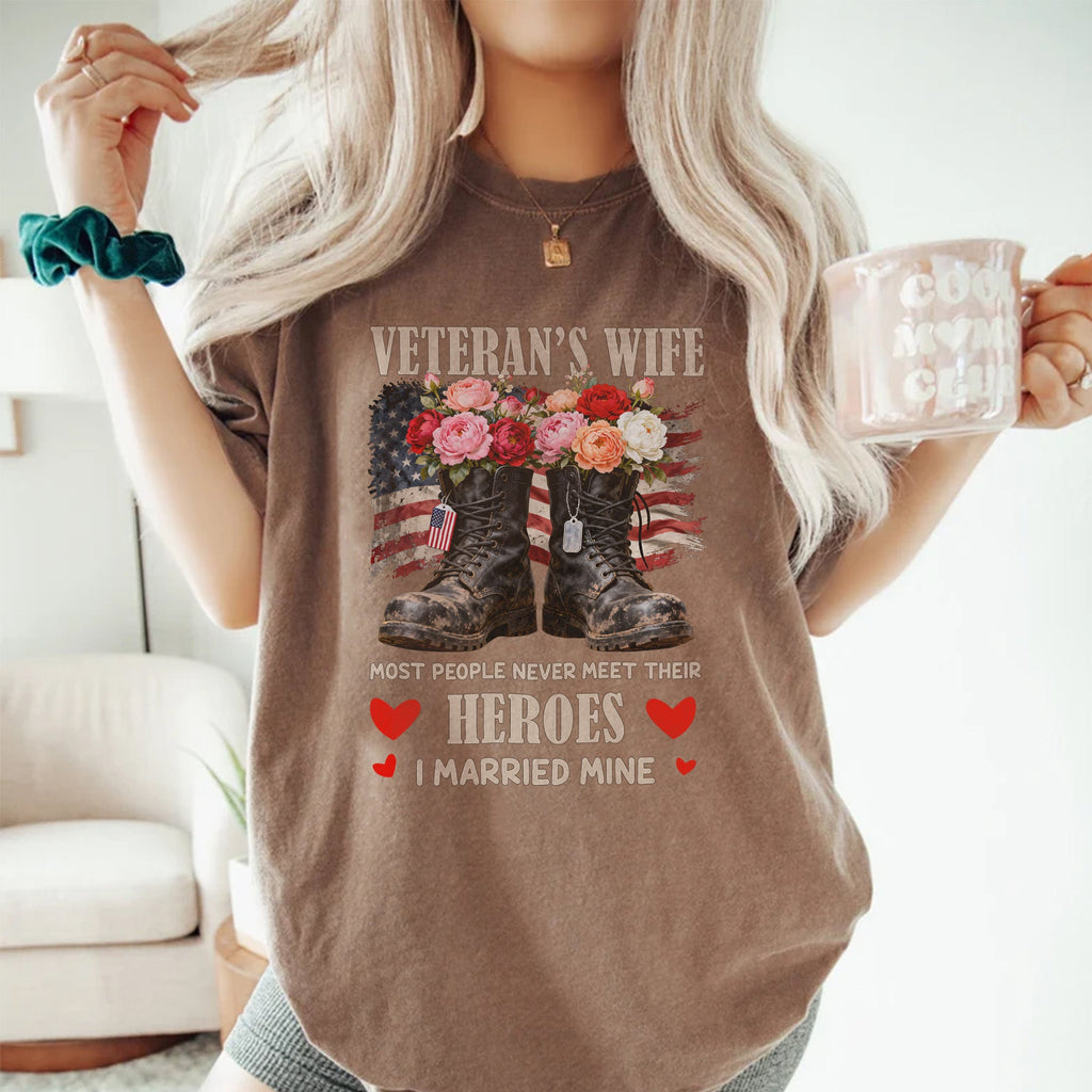Married My Hero Comfort Colors T-Shirt product image 5