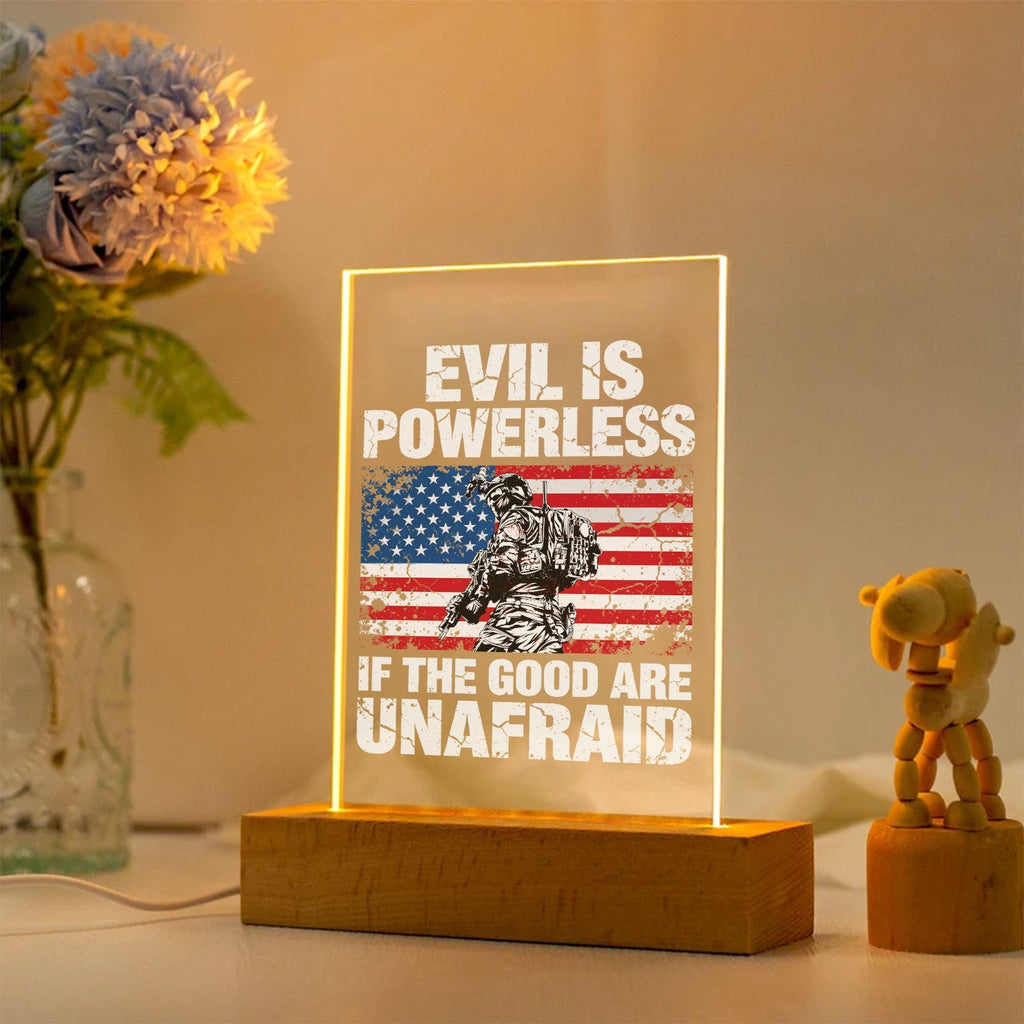 US Veteran Courage Led Night Light