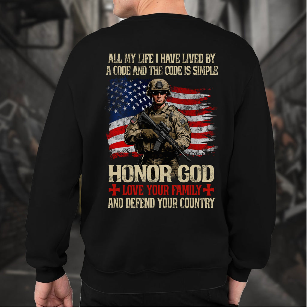 All My Life I Lived by a Simple Code Sweatshirt product image 6