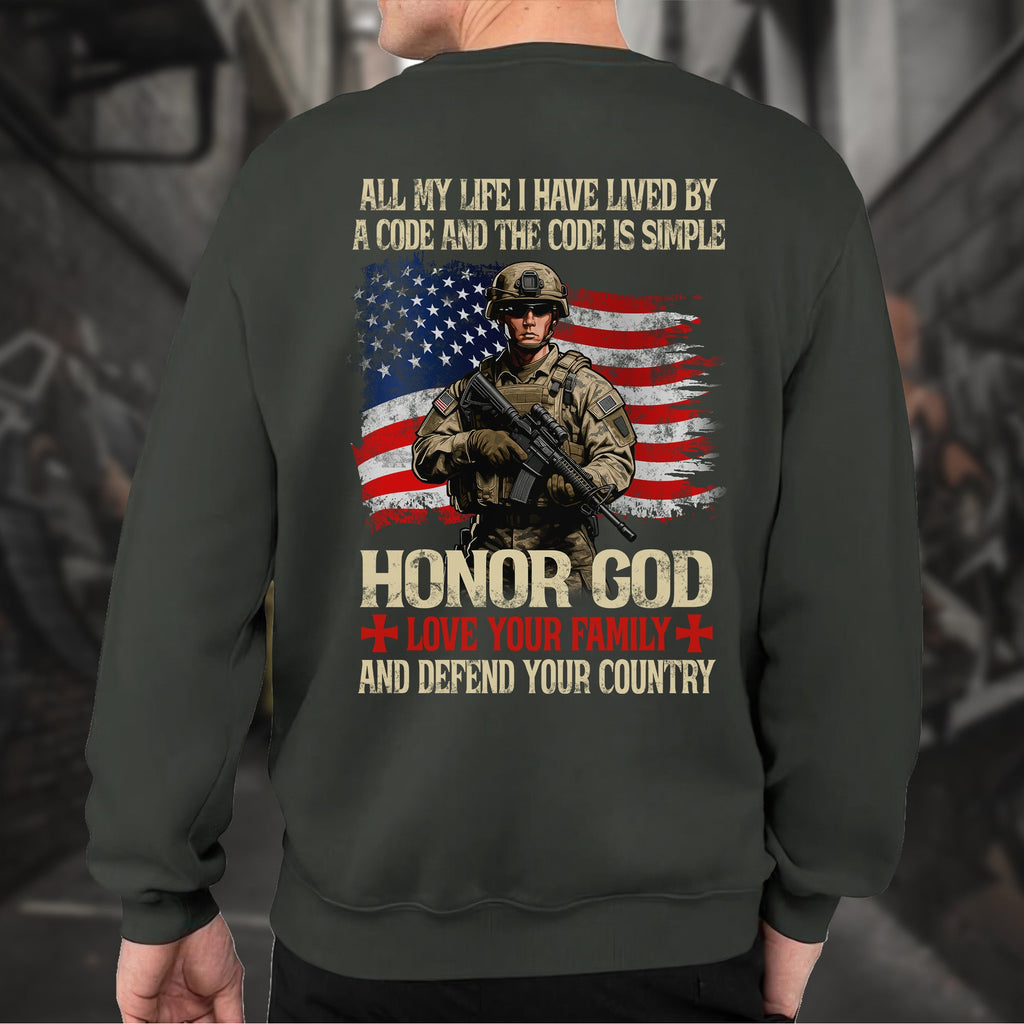 All My Life I Lived by a Simple Code Sweatshirt product image 11