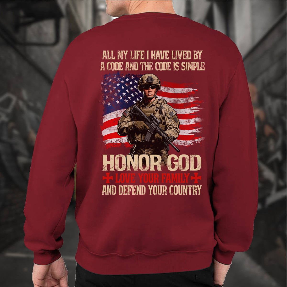 All My Life I Lived by a Simple Code Sweatshirt product image 12