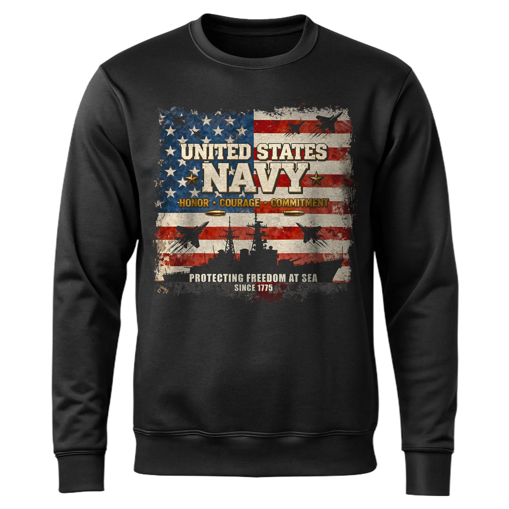 United States Navy Honor Courage Sweatshirt product image 1