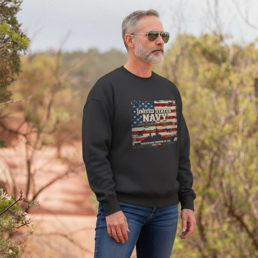United States Navy Honor Courage Sweatshirt product image 5
