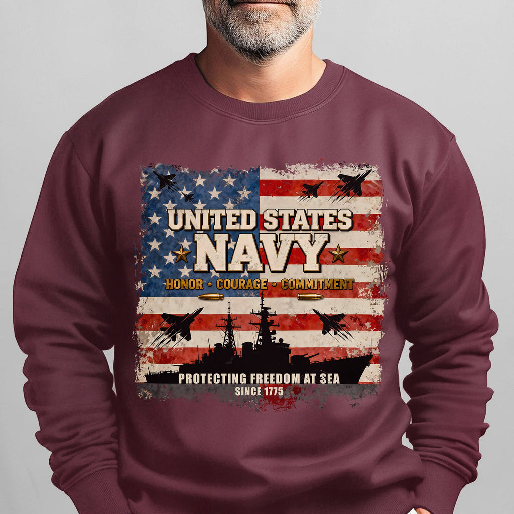 United States Navy Honor Courage Sweatshirt product image 14