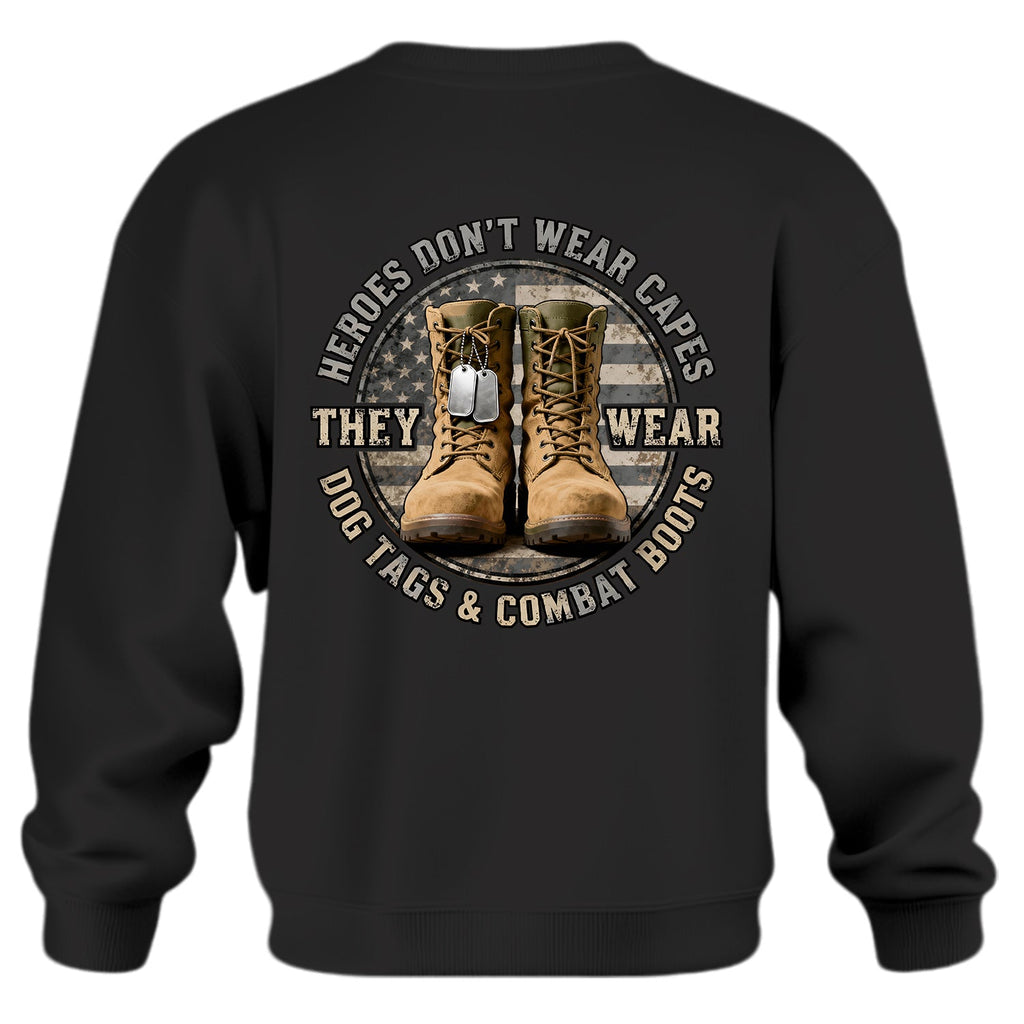 Heroes Don’t Wear Capes They Dog Sweatshirt product image 1