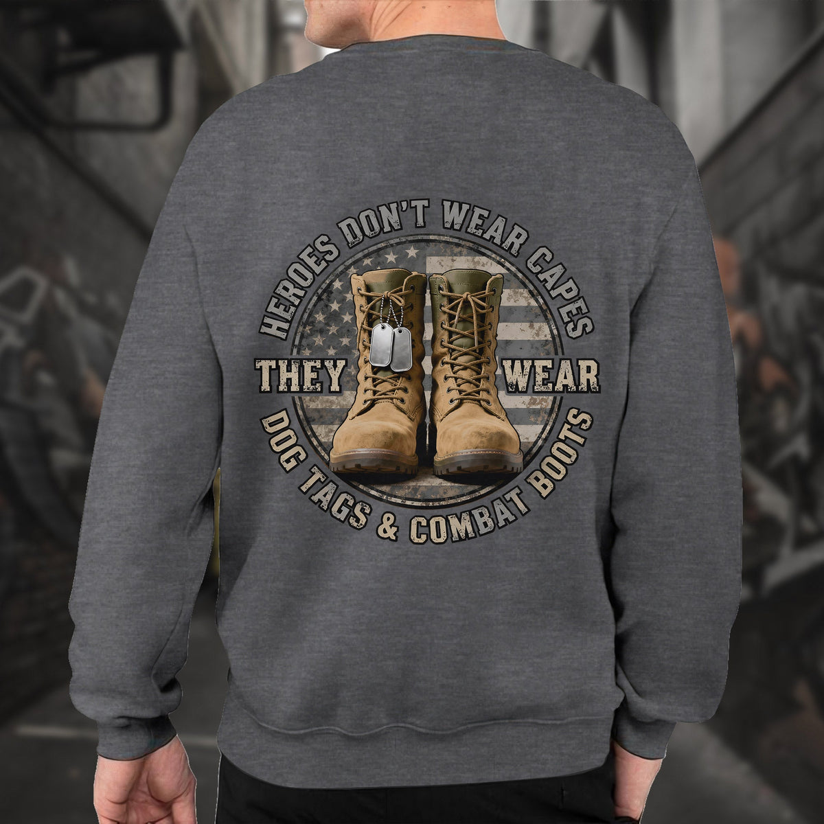 Heroes Don’t Wear Capes They Dog Sweatshirt product image 7