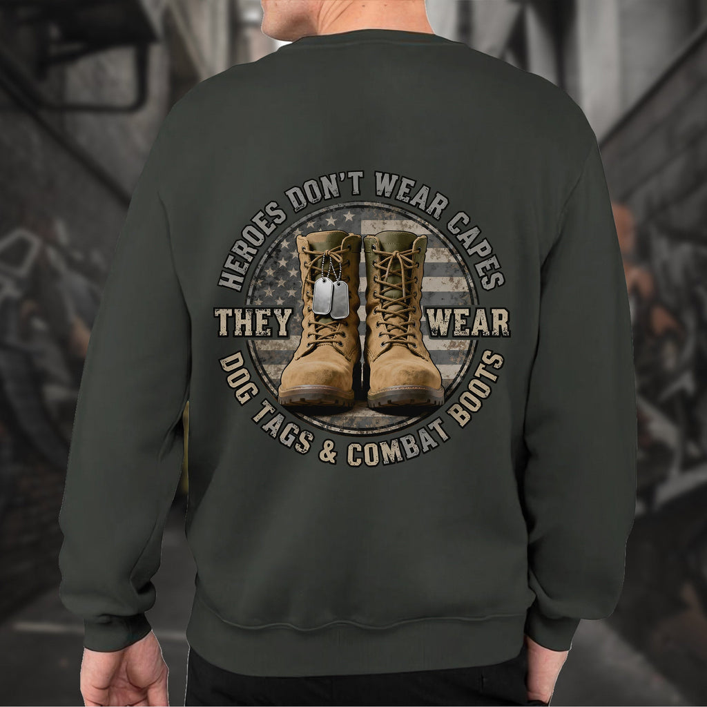 Heroes Don’t Wear Capes They Dog Sweatshirt product image 11