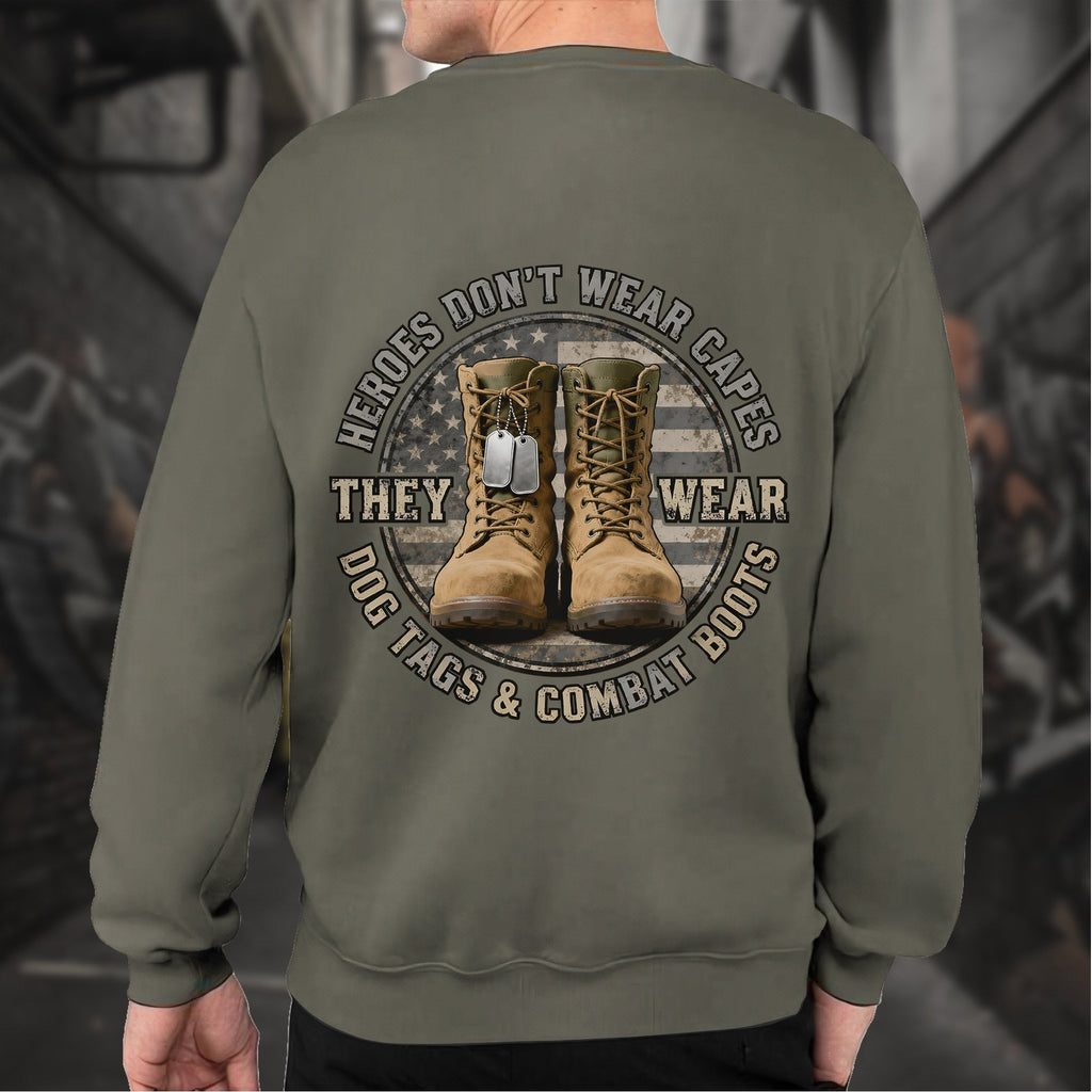 Heroes Don’t Wear Capes They Dog Sweatshirt product image 10