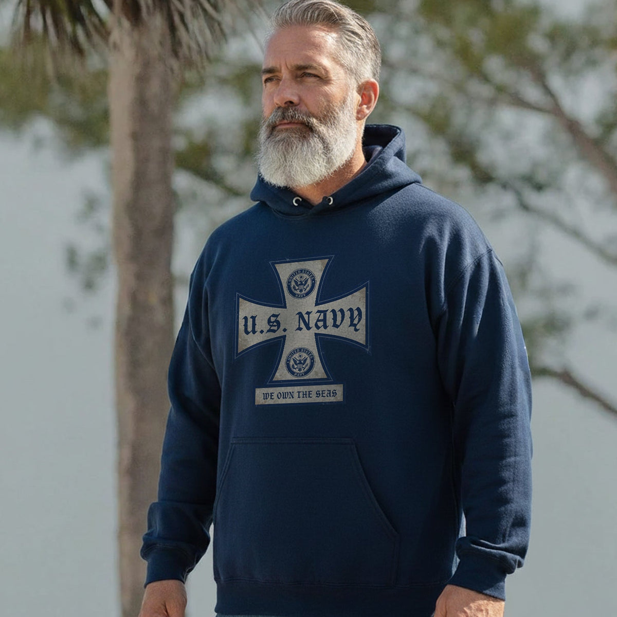 We Own the Seas with Navy Pride Hoodie product image 2