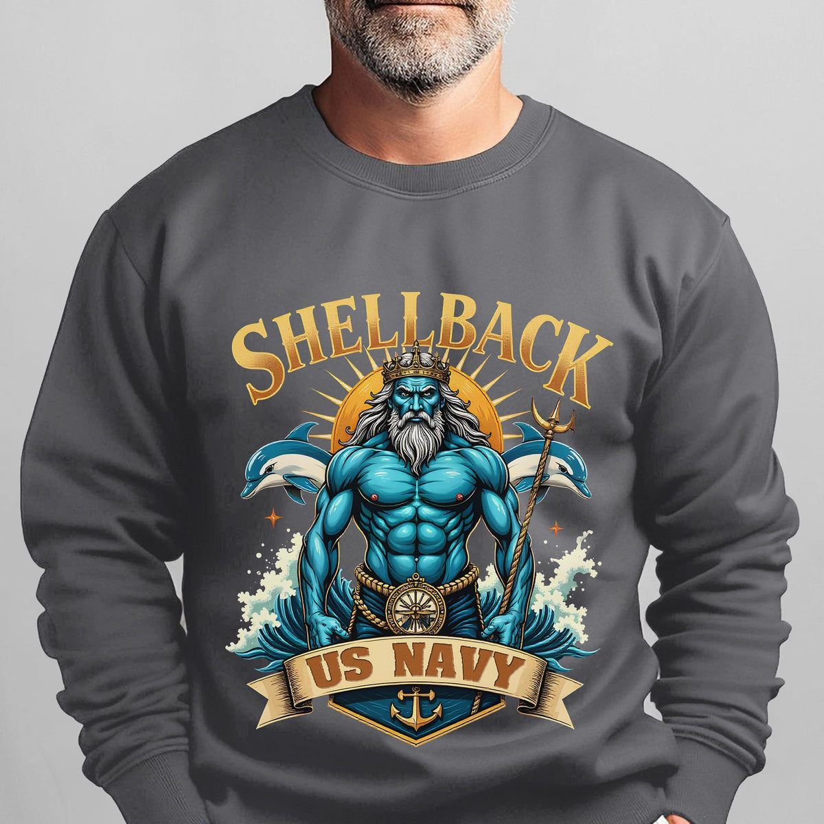 Shellback United States US Navy Sweatshirt product image 9