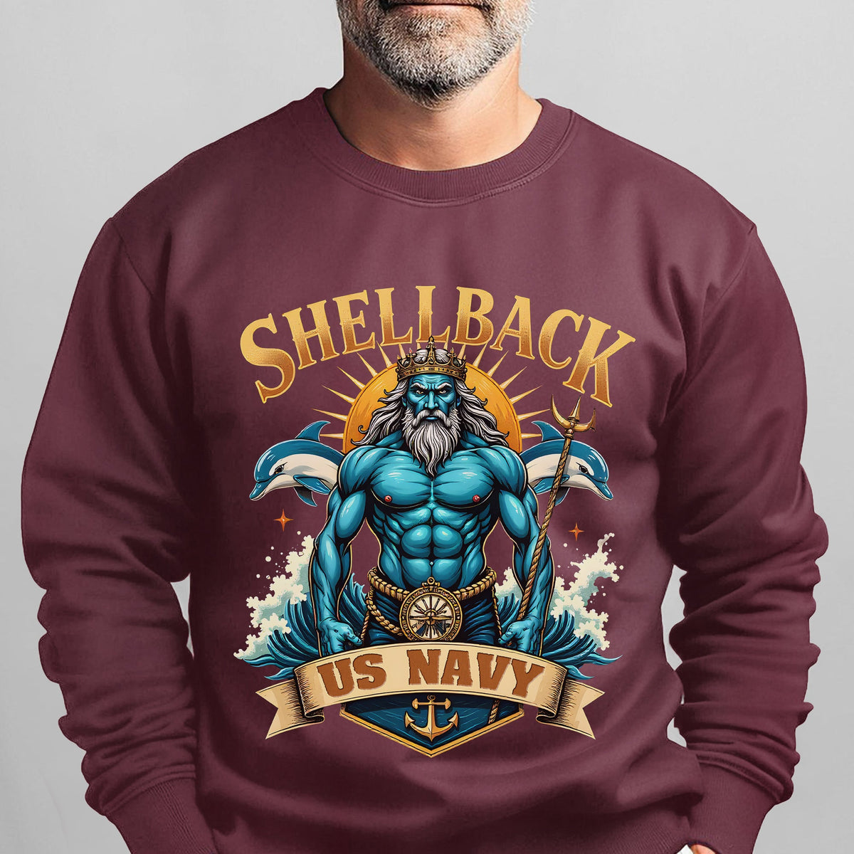 Shellback United States US Navy Sweatshirt product image 14
