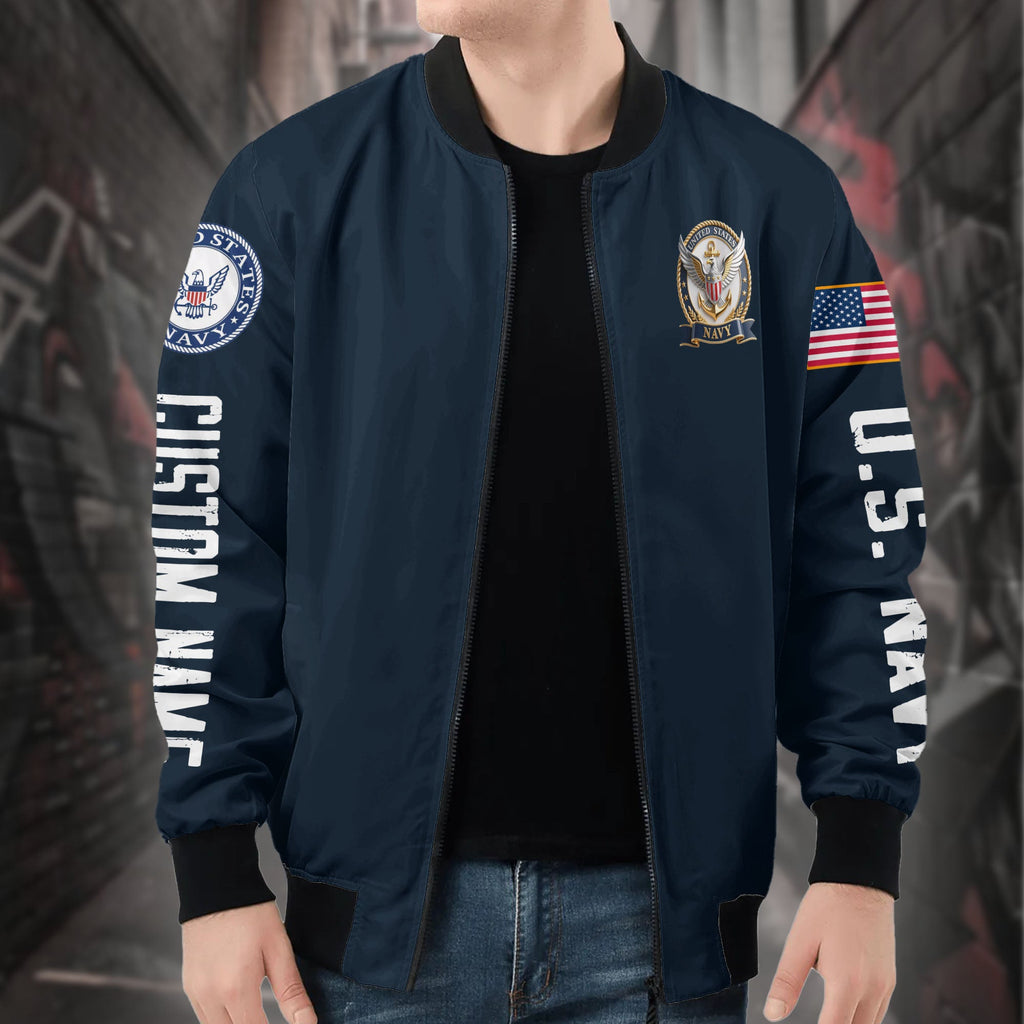 Veteran Honor Personalized All-over Print Bomber Jacket product image 5