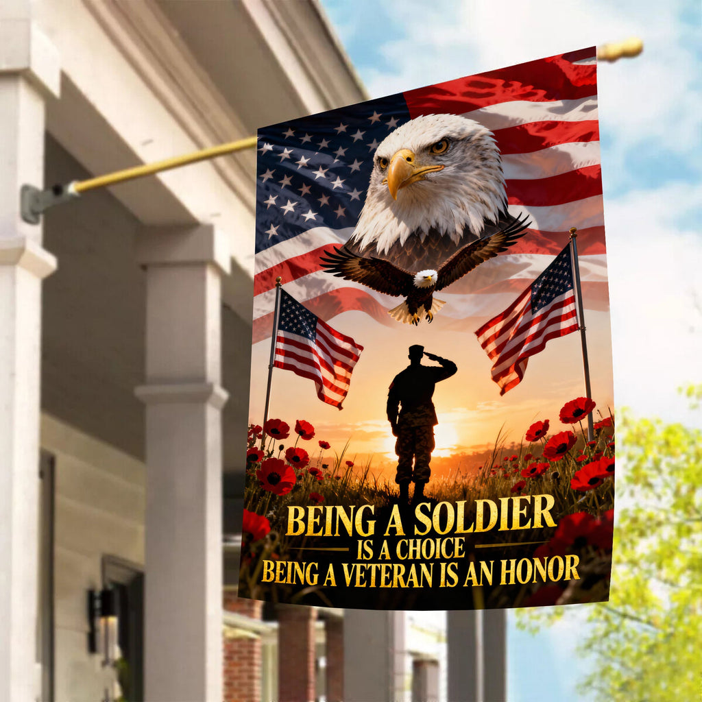 Veteran Pride Military Service Flag