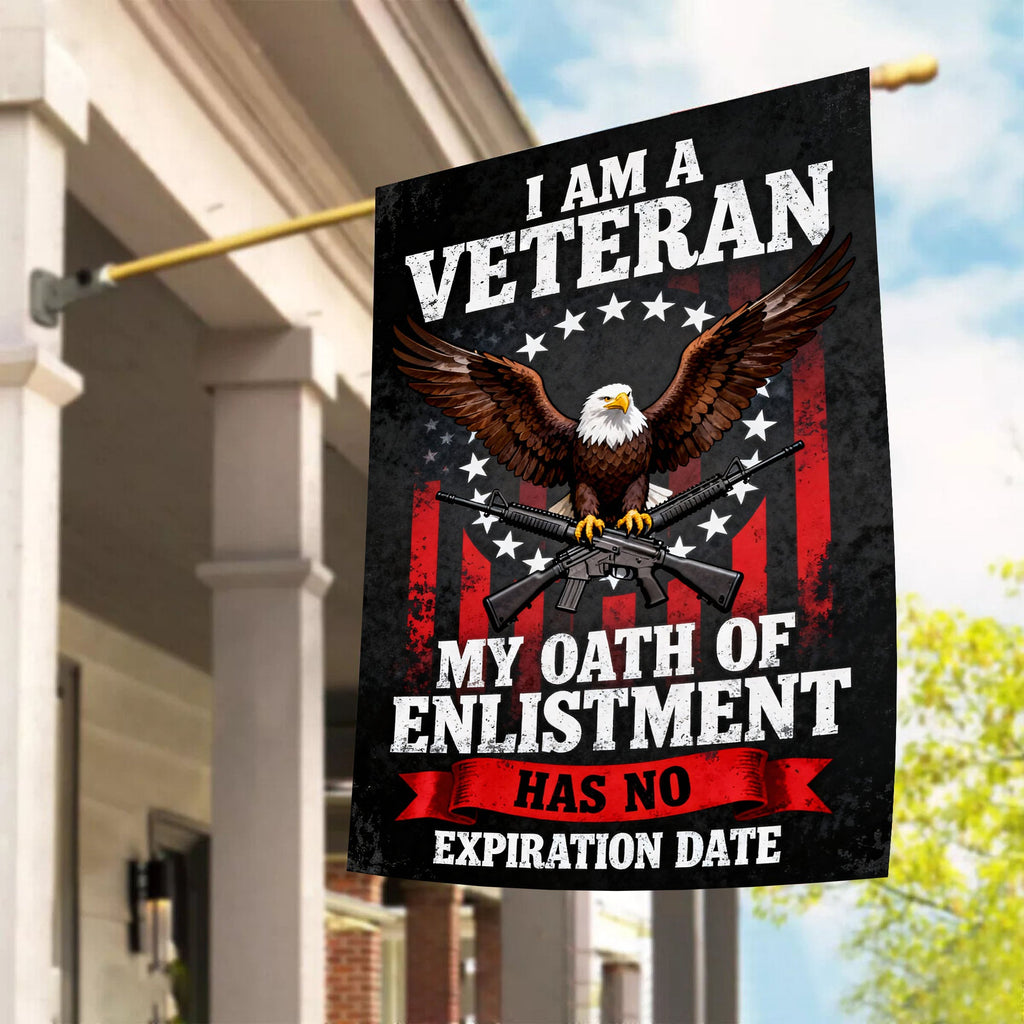 Veteran Pride Oath of Enlistment Flag