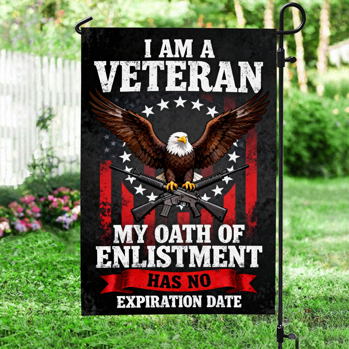Veteran Pride Oath of Enlistment Flag