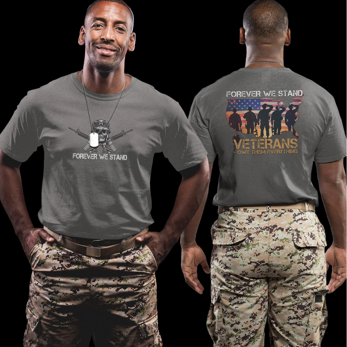Veterans Owe Them Everything US Military T-Shirt product image 15