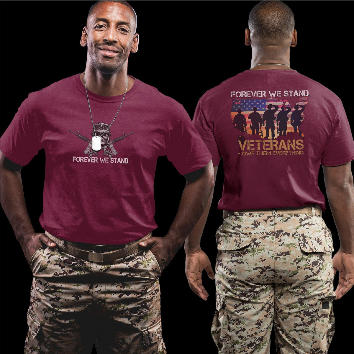 Veterans Owe Them Everything US Military T-Shirt product image 11
