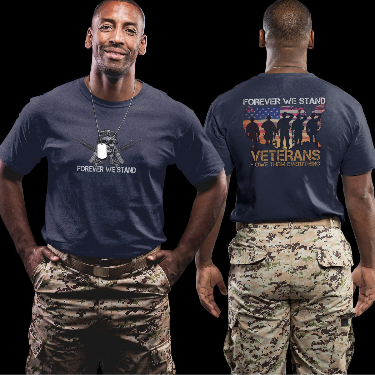 Veterans Owe Them Everything US Military T-Shirt product image 14